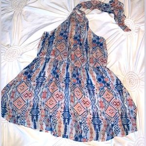 Halter tie Beach Coverup